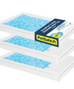 PetSafe ScoopFree Disposable Crystal Cat Litter Tray - Easy Cleaning Box - Refill Tray for Electric Litter Box - Fresh Scent - 4.3 lb Bags - 3 Pack