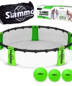 GoSports Slammo Game Set (Includes 3 Balls, Carrying Case and Rules) - Outdoor Lawn, Beach & Tailgating Roundnet Game