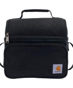 Carhartt Camping Cooler, Worksite Lunchbox, Soft Shell Lunch Bag for Construction Sites, Work and Everyday Use, Black